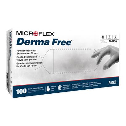 Ansell Healthcare Microflex Derma Free DF-850 Vinyl Exam Gloves DF-850-M - 1000.0 Each