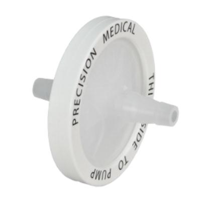 PRECISION MEDICAL Inline Hydrophobic Filter, 50 mm Dia. - 1690 - 1 Each