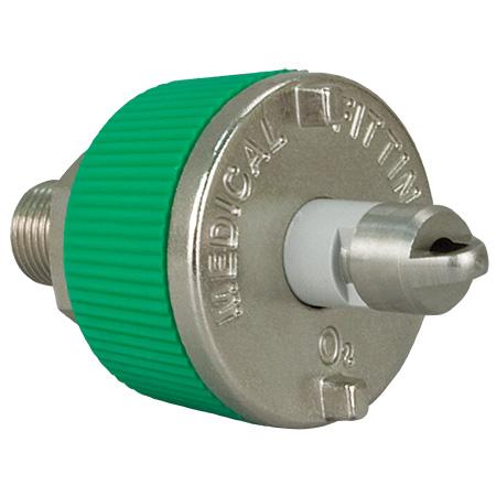 Precision Medical DISS Hand Tight Quick Connect Oxygen Regulator - PRE2108