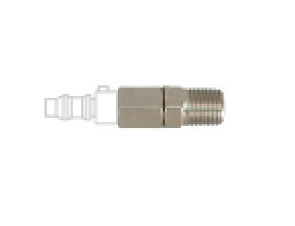 Precision Medical Style Puritan-Bennett Quick Connect Air Coupler, 1/4 NPT Male - PRE4203