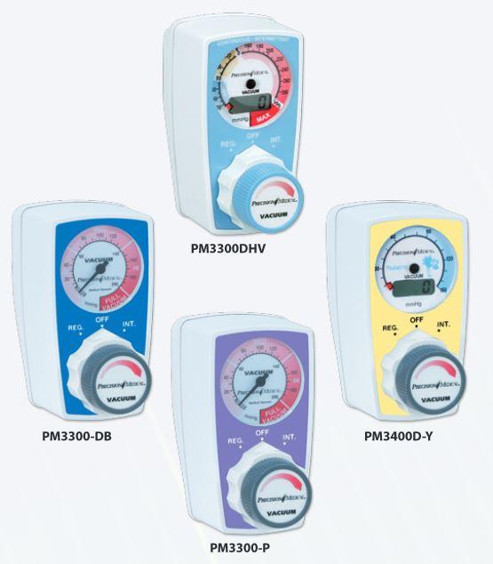 Precision Medical Precision Continuous-Intermittent Vacuum Regulators - PREPM3304