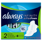 Procter & Gamble Always Infinity Size 2 Super Pads with Wings 10037000117145 - 192.0 Each