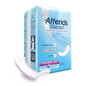 Attends Discreet Bladder Control Pads - ADPMAL - 200 Each - MDL-PRKADPMAL