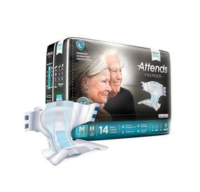 Attends Healthcare Products Attends Disposable Heavy-Absorbency Adult Incontinence Briefs ALI-BR20 - 56.0 Each