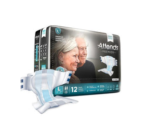 Attends Healthcare Products Attends Disposable Heavy-Absorbency Adult Incontinence Briefs ALI-BR30 - 48.0 Each