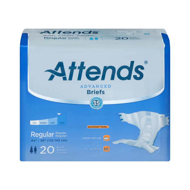 Attends Healthcare Products Attends DermaDry Fitted Super Absorbency Briefs DDC25 80.0 Each
