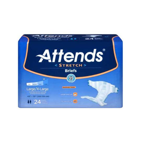 Attends Healthcare Products Attends Stretch Briefs DDSLXL - 96.0 Each - MDL-PRKDDSLXL