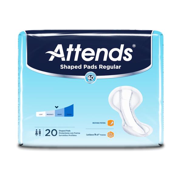 ATTENDS HEALTHCARE PRODUCTS Attends Shaped Pads SPDRA 80 Each