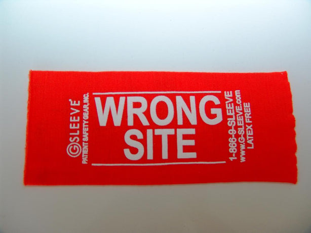 Patient Safety Gear Inc Wrong-Site Sleeves GWS-03 - 100.0 Each