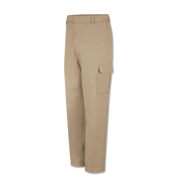 Vf Workwear-Div / Vf Imagewear (W) Men's Industrial Cargo Pants, 65% Polyester/35% Cotton, Khaki, 38" x 32" - PT88KH38X32 - 1 Each