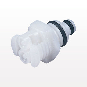 Twin Tube™ Connector, Insert, Non-Valved, Barbed - Fits 1/8 inch ID Tubing (0.125 inch, 3.18 mm) - PTC22020