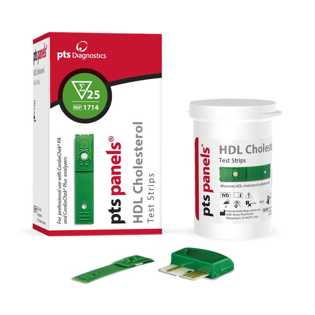 POLYMER TECHNOLOGY SYSTEMS, INC. Test Strips and Controls for CardioChek PA/Plus Analyzers 1714 25 Each - MDL-PTH1714