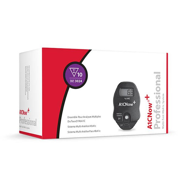 PTS Diagnostics A1cNow+ HbA1c Blood Analyzer - 3024 - 10 Each - MDL-PTH3024