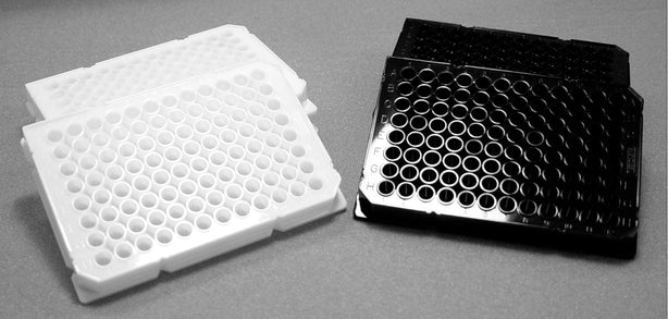 Black and Opaque White 96-Well Plate - 290-8195-Z1F - 90 Each - MDL-PTV2908195Z1F