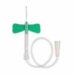 Smiths Medical Saf-T Wing Sol-Care Safety Blood Collection Needle Infusion Set with 25G x 0.75" Needle and 12" Tubing - PTX253412SI