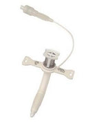 Smiths Medical Fixed Neck Flange Trach Bivona TTS Extra Length Hyperflex Tracheostomy Tube, 9 mm I. D. x 12.9 mm O. D. x 130 mm L - 67FHXL90 - 1 Each
