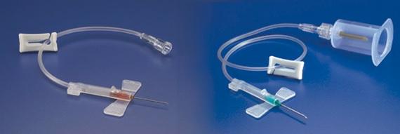 Blood Collection and Infusion Set with Winged Needle, 21G x 3/4", 6" of Tubing and Pre-Attached Saf-T Holder Device, Wing - 982106D - 200 Each
