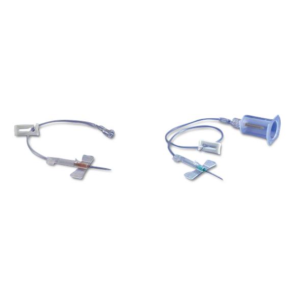 Blood Collection and Infusion Set with Winged Needle, 21G x 3/4", 6" of Tubing and Pre-Attached Saf-T Holder Device, Wing - 982106 - 200 Each