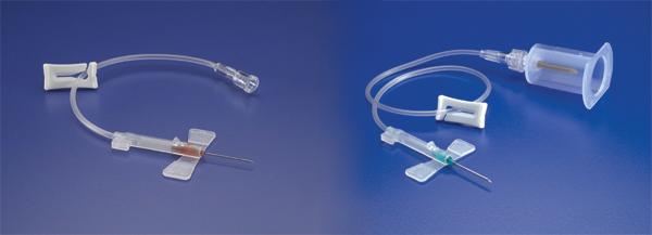 Blood Collection and Infusion Set with Saf-T Wing Needle, 21G x 3/4", 12" of Tubing and Detached Saf-T Holder Device - 982112D - 1 Each