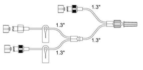 Baby Trifuse with 2 Check Valves - BTF36 - 25 Each - MDL-PTXBTF36