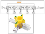Large Bore Hi-FloStopcocks - MX4345LM - 1 Each - MDL-PTXMX4345LMH
