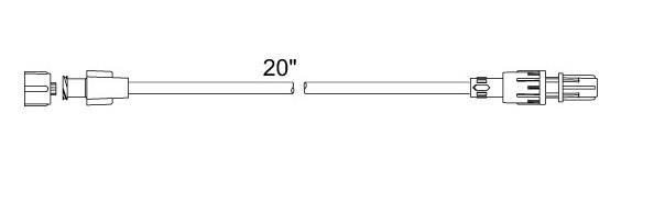 SMITHS MEDICAL Smiths Medical Standard-Bore Extension Sets MX450SL 1 Each - MDL-PTXMX450SLH