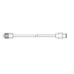 PVC Pressure Monitoring Tubing with Male/Female Luer Lock, Clear, 36", Monitor Lines/Tubing - MX563L - 1 Each