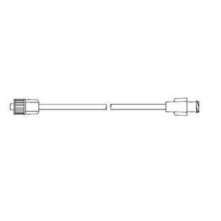 PVC Pressure Monitoring Tubing with Male/Female Luer Lock, Clear, 36", Monitor Lines/Tubing - MX563L - 1 Each