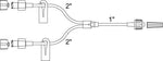 SMITHS MEDICAL Ultra Small-Bore Extension Sets MX612H 1 Each - MDL-PTXMX612HH