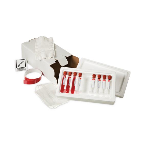Polar Tech Industries Diagnostic Foam Specimen Tube Holder Mailer Kit - 722DIAG - 50 Each