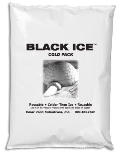 Polar Tech Industries, Inc. Polar Tech Industries Black Ice Cold Packs BLK12 - 48.0 Each - MDL-PTZBLK12