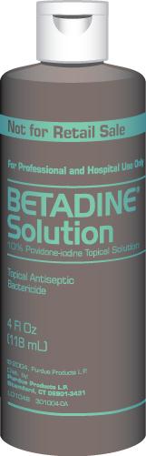 PURDUE PRODUCTS LP Betadine Solution 67618-150-04 1 Each - MDL-PUF761815004H