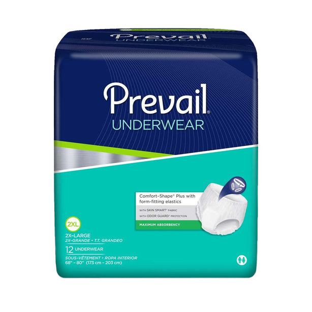 FIRST QUALITY PRODUCTS Prevail Incontinence Underwear PV-517 12 Each - MDL-PV517Z