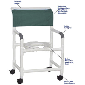 Mjm International PVC Wide Deluxe Shower Chair 122-3 - 1.0 Each
