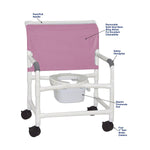 Mjm International PVC Extra-Wide Shower Chairs - PVCM1264NBMVV