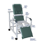 Mjm International PVC Reclining Shower Chairs - PVCM193SSDFGM