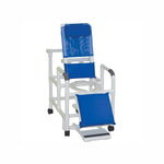 Mjm International PVC Reclining Shower Chairs with Footrest - PVCM196RBV