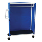 PVC Linen Carts with Bins - M3451C, ROYAL BLUE MESH - 1 Each - MDL-PVCM3451CRBM