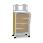 Mjm International PVC Isolation Carts - PVCM4U4DISO