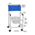 Mjm International Standard PVC Shower Chairs - PVCMC1183RBV