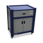 Pivotal Solutions Aluma Elite Modality Cart with 1 Drawer and 2 Drawers, Includes Graphics Package, 31" W x 23" D x 38" H - A4203 - 1 Each
