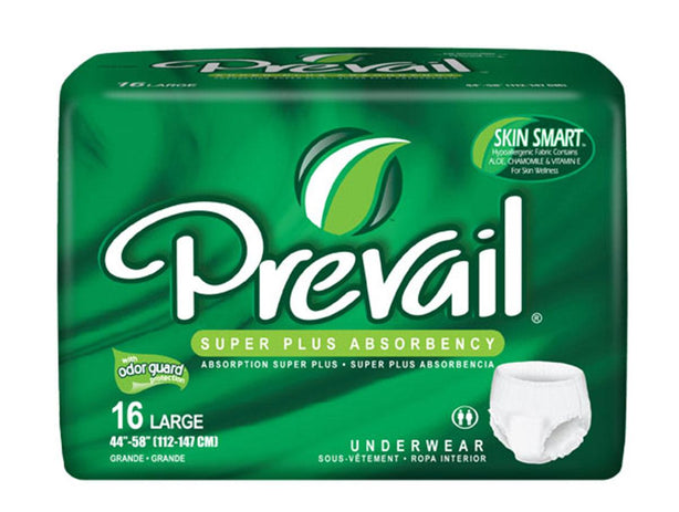 FIRST QUALITY PRODUCTS Prevail Incontinence Underwear PVS-513 16 Each - MDL-PVS513Z