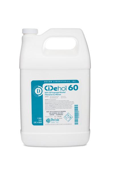 CiDehol Filtered 60% IPA Solution - 8800 - 4 Each - MDL-QDE8800