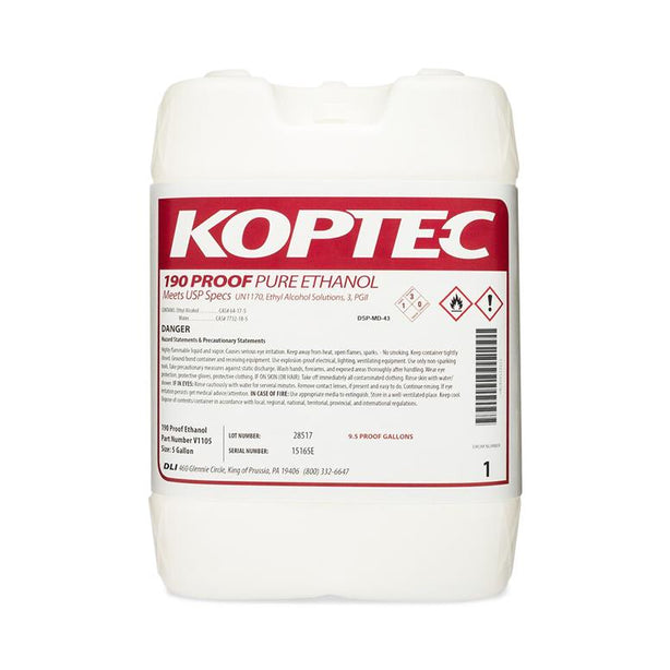 Decon Labs, Inc KOPTEC 190 Proof Pure Ethanol V1105 - 1.0 Each