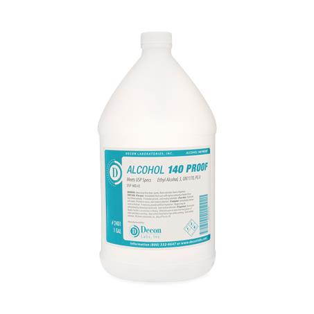 Decon Labs, Inc Koptec 140 Proof Pure Ethanol V1401TP - 4.0 Each