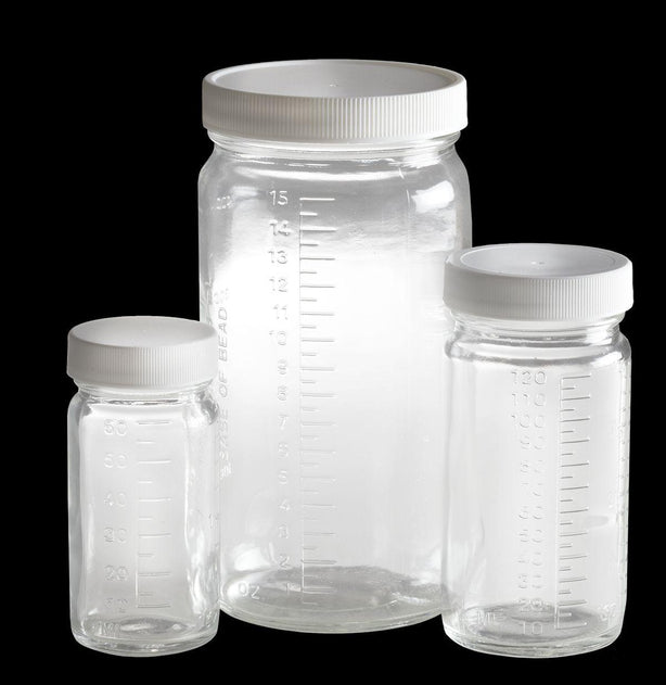 Qorpak ValuLine Clear Straight Round Jars with PP F217/PTFE Lined Cap - QOR239224