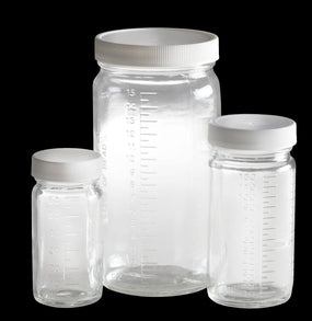 Qorpak ValuLine Clear Straight Round Jars with PP F217/PTFE Lined Cap - QOR239229