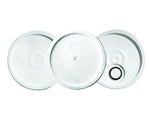 Qorpak White HDPE Pail Tear Tab Lid 240133 - 32.0 Each