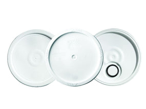 Qorpak White HDPE Pail Tear Tab Lid 240133 - 32.0 Each
