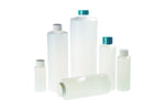 QORPAK Natural HDPE Cylinder Bottles with Phenolic Ploycone Caps 244553 336 Each - MDL-QOR244553